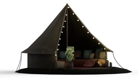 Echo house white background Stock Illustration