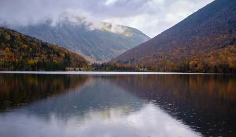 Echo Lake Fall 写真素材