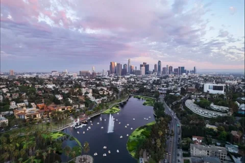 Echo Lake Sunset Video stock 219524444