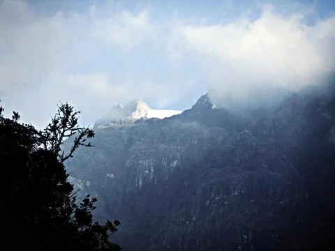 The Echo of the Mountains 20 Foto stock