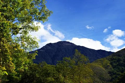 The Echo of the Mountains Stock Photos