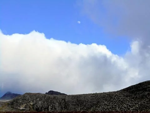 The Echo of the Mountains 스톡 사진