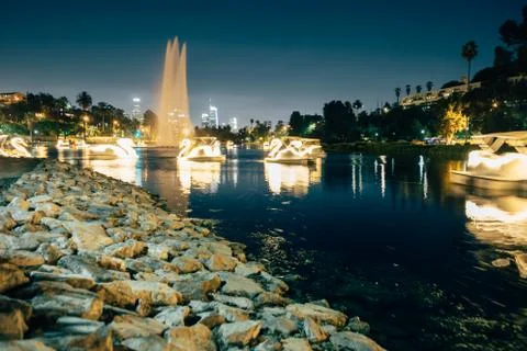 Echo Park Wide Stock Photos