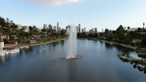 Echo Parl Lale Aerial View Video stock 106567106