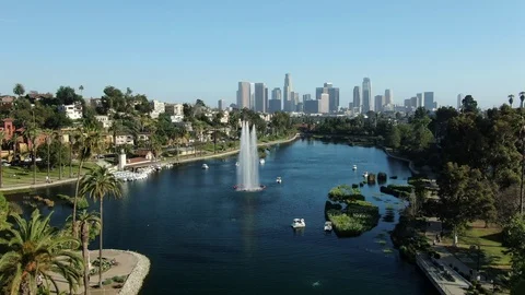 Echo Parl Lale Aerial View Video stock 107027243