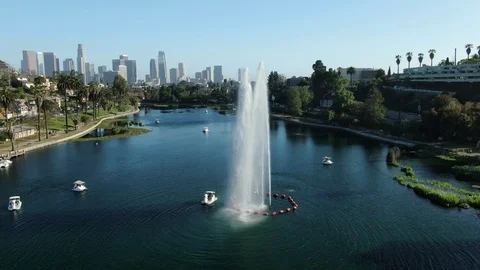 Echo Parl Lale Aerial View Video stock 107028278