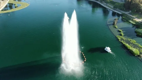 Echo Parl Lale Aerial View Video stock 107029922