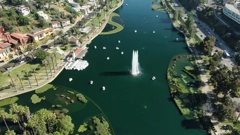 Echo Parl Lale Aerial View Video stock 107038568