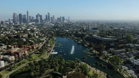 Echo Parl Lale Aerial View Video stock 107040078