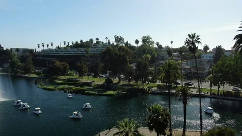 Echo Parl Lale Aerial View Video stock 107042146