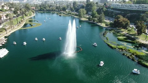 Echo Parl Lale Aerial View Video stock 107051462