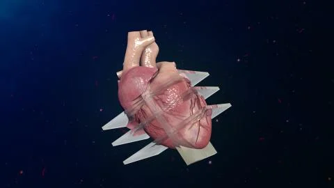 Echocardiogram Illustrazione stock