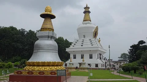 Echoes of Enlightenment: Buddha Temples of Uttarakhand Stock Footage 317071036