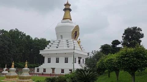 Echoes of the Past: Exploring an Ancient Temple in Uttarakhand Stock Footage 317071012