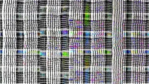 Echoing cross pattern Dither glitch pattern overlay motion graphic asset Stock Footage 327304757