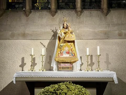 Echternach Basilica interior Stock Photos