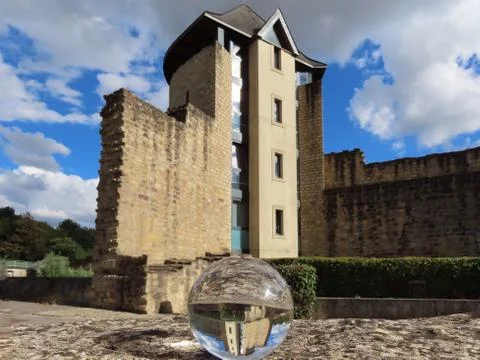 Echternach tower, modernised Stock Photos