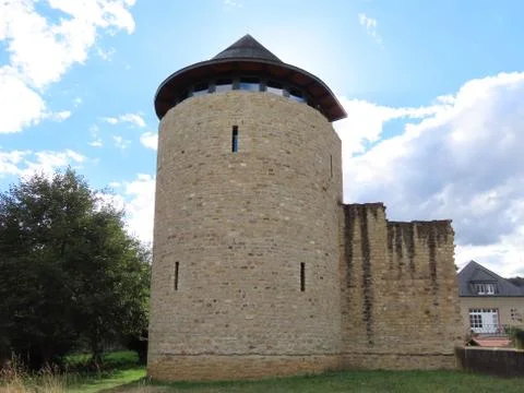 Echternach tower, modernised Stock Photos