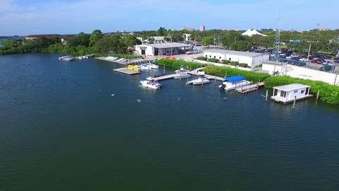 Eckerd College Marina Stock Footage 113057387