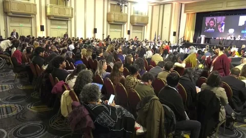 ECLAC urges a response to aging with decent work and universal protection, Monte Video stock 342752844