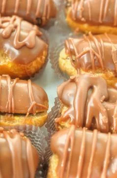 Eclair chocolate dessert Foto stock