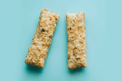 Eclair On Table Stock Photos