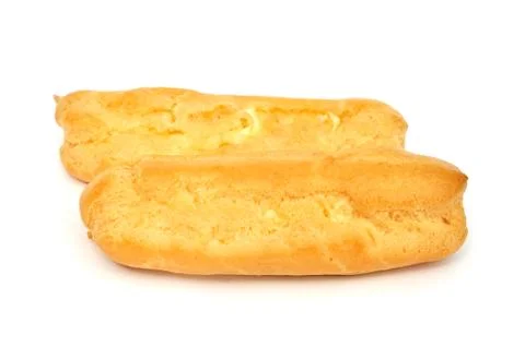 Eclairs Isolated Stock Photos