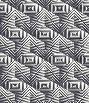 Eclectic Extravagant Fashion Pattern Vector Seamless Stylish Abstract Background Stock Illustration