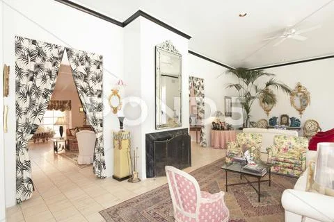 Eclectic Living Room Stock Photos