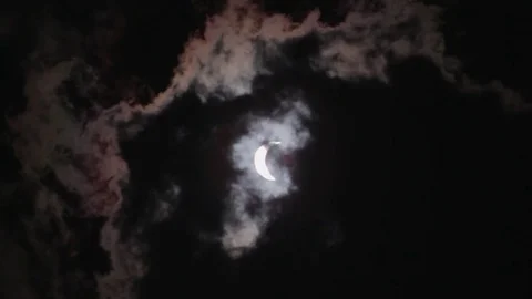 Eclipse 1 - COLORED Stock Footage 84157193