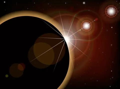 Eclipse 1 Stock Illustration