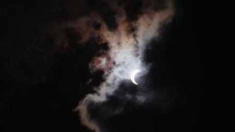 Eclipse 2 - Colored Stock Footage 84157425