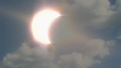 Eclipse animation HD Stock Footage 35351877