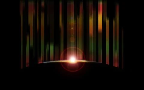 Eclipse background Illustrazione stock