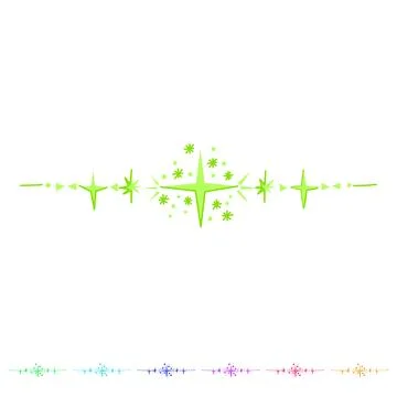 Eclipse celestial divider border vector cartoon graphic 스톡 일러스트