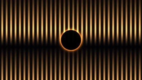 Eclipse Dark Sun Energy Background Seamless Loop Stock Footage 342343207