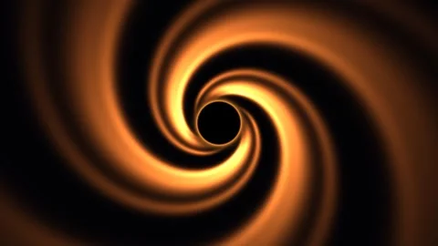 Eclipse Dark Sun Energy Background with Cosmic Whirl Stock-Footage 343386740