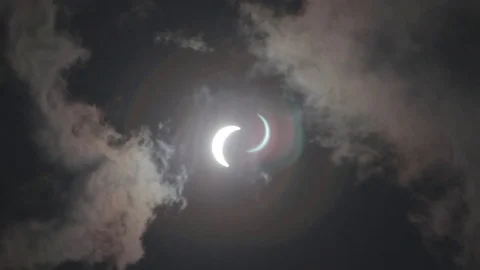 Eclipse flare - RAW Stock Footage 84194322