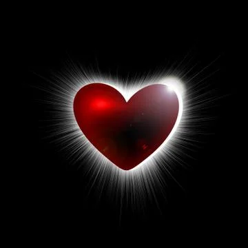 Eclipse of the heart Stock Photos