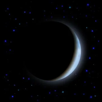 Eclipse of the moon Stock Illustration