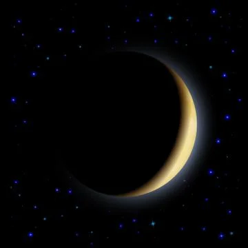 Eclipse of the moon Ilustração Stock