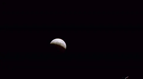 Eclipse Moonrise 480x270 Video stock 535248