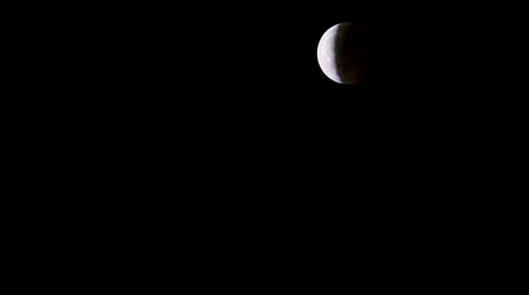 Eclipse Moonrise 480x270 Video stock 535256