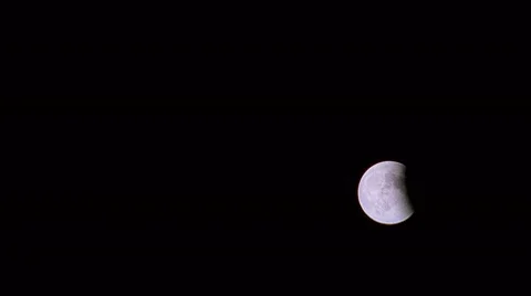 Eclipse Moonrise 480x270 Video stock 535272