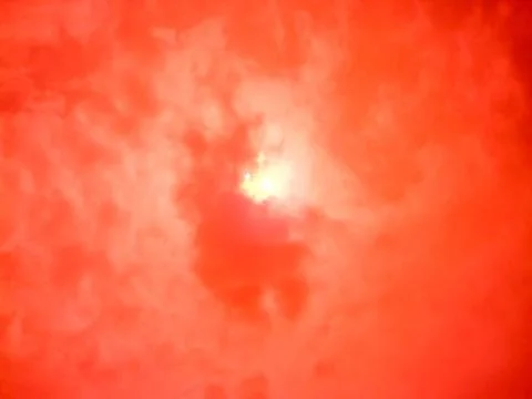 Eclipse with an old floppy Stock Photos