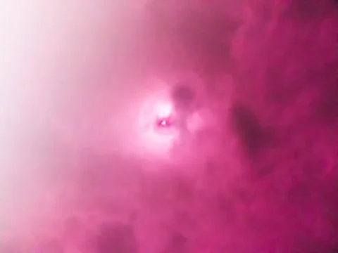 Eclipse with an old floppy Stock Photos