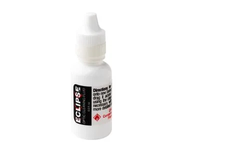 Eclipse Optic Cleaning Fluid - purity lens cleaner for digital CMOS, CCD sensors Stock Photos