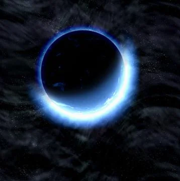 Eclipse of planet. cosmos sky backgrounds イラスト素材