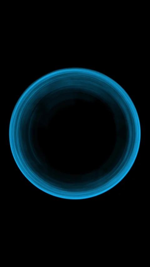 Eclipse Ring Glowing Luminous Corona Halo in Vertical Video Stock Footage 346418986