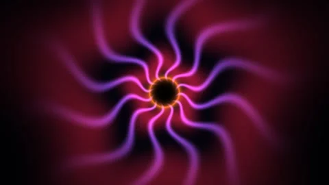 Eclipse shadow gradient animation creates a swirling pattern Stock-Footage 343430117